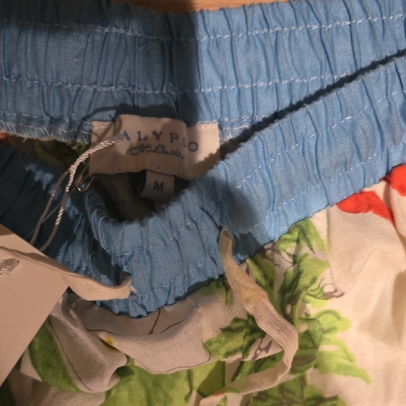 Calypso St. Barth Multicolor Tropical Wide Leg Pants - Picture 3 of 4